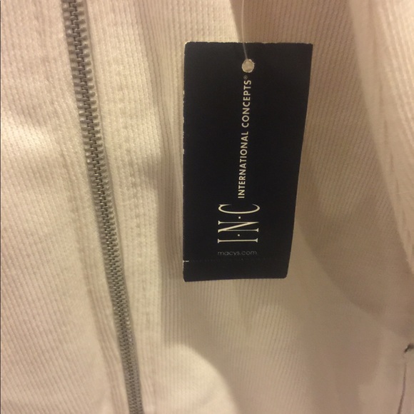 Men’s INC Zip Up Sweater NWT - Picture 5 of 6